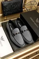 armani zapatos derbies classiques meulage du cuir